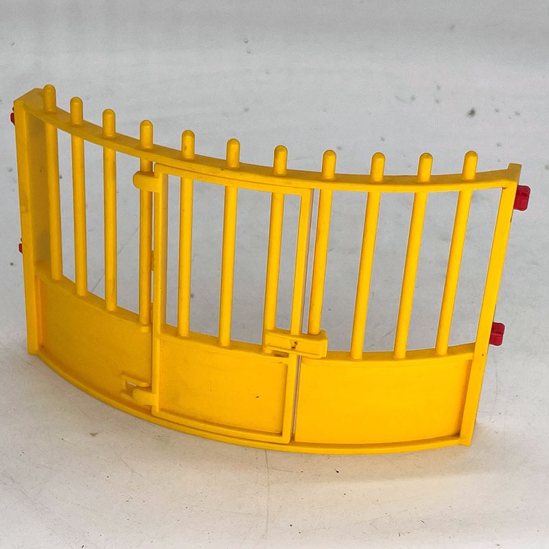 playmobil grille arrondie jaune pour zoo playmobil grille arrondie jaune pour zoo