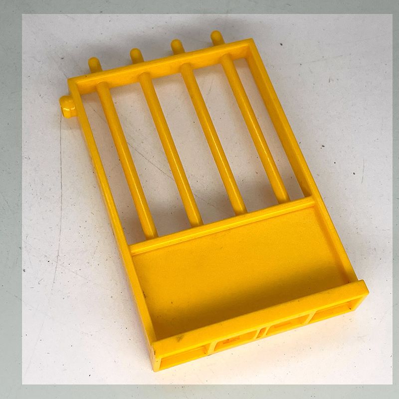 playmobil barrière étroite jaune pour zoo playmobil barrière étroite jaune pour zoo