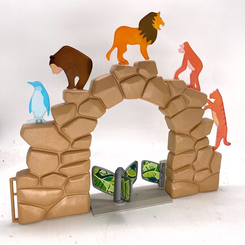 playmobil portique entrée du zoo playmobil portique entrée du zoo