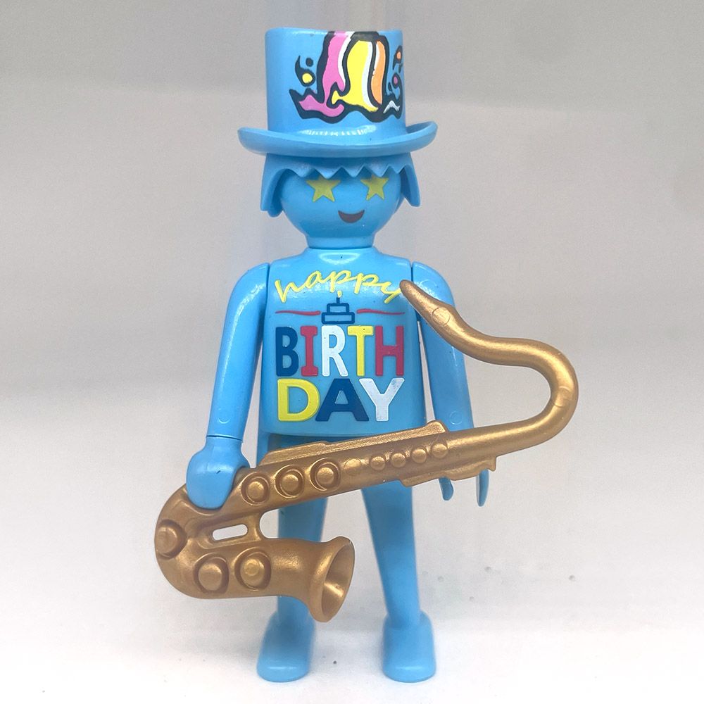 playmobil figures bleu happy bithday anniversaire playmobil figures bleu happy bithday anniversaire