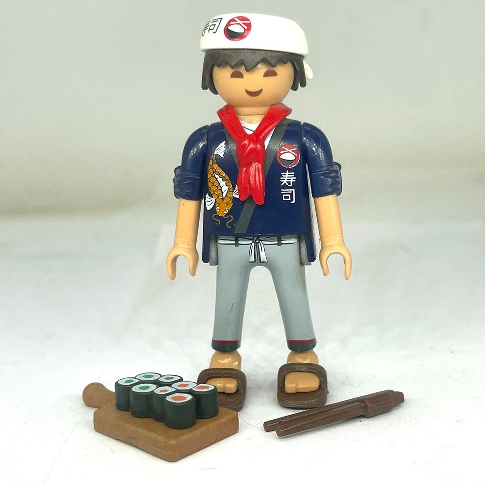 playmobil japonais cuisinier sushi S25
