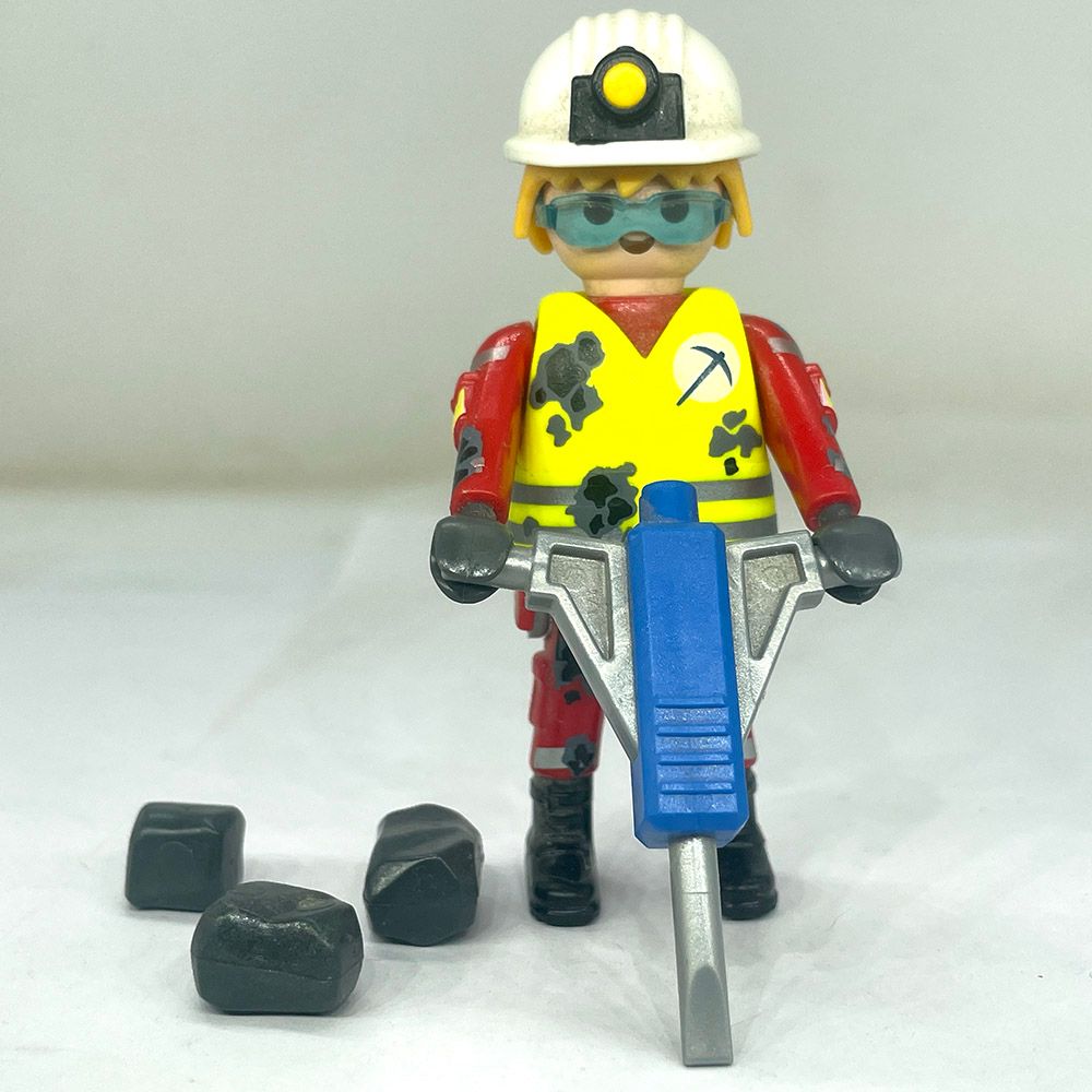 playmobil mineur marteau piqueur S26