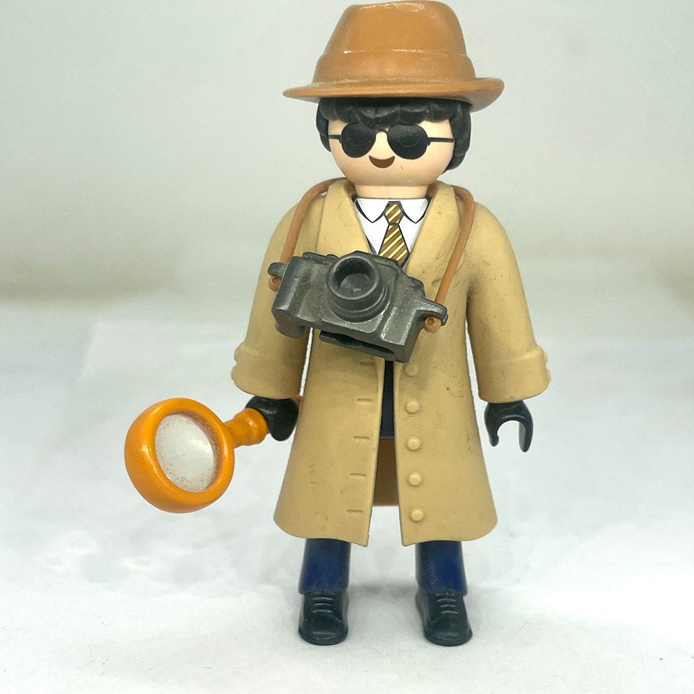 playmobil journaliste inspecteur gadget S26 playmobil journaliste inspecteur gadget S26
