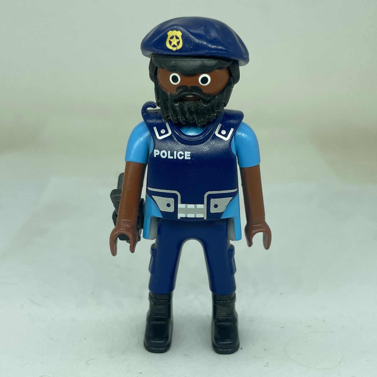 playmobil policier black