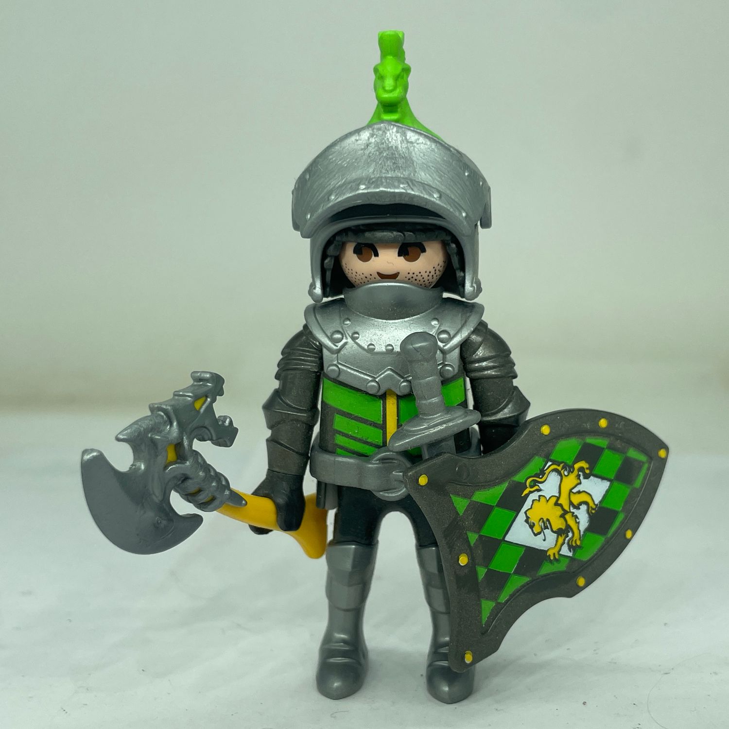 playmobil chevalier lys vert