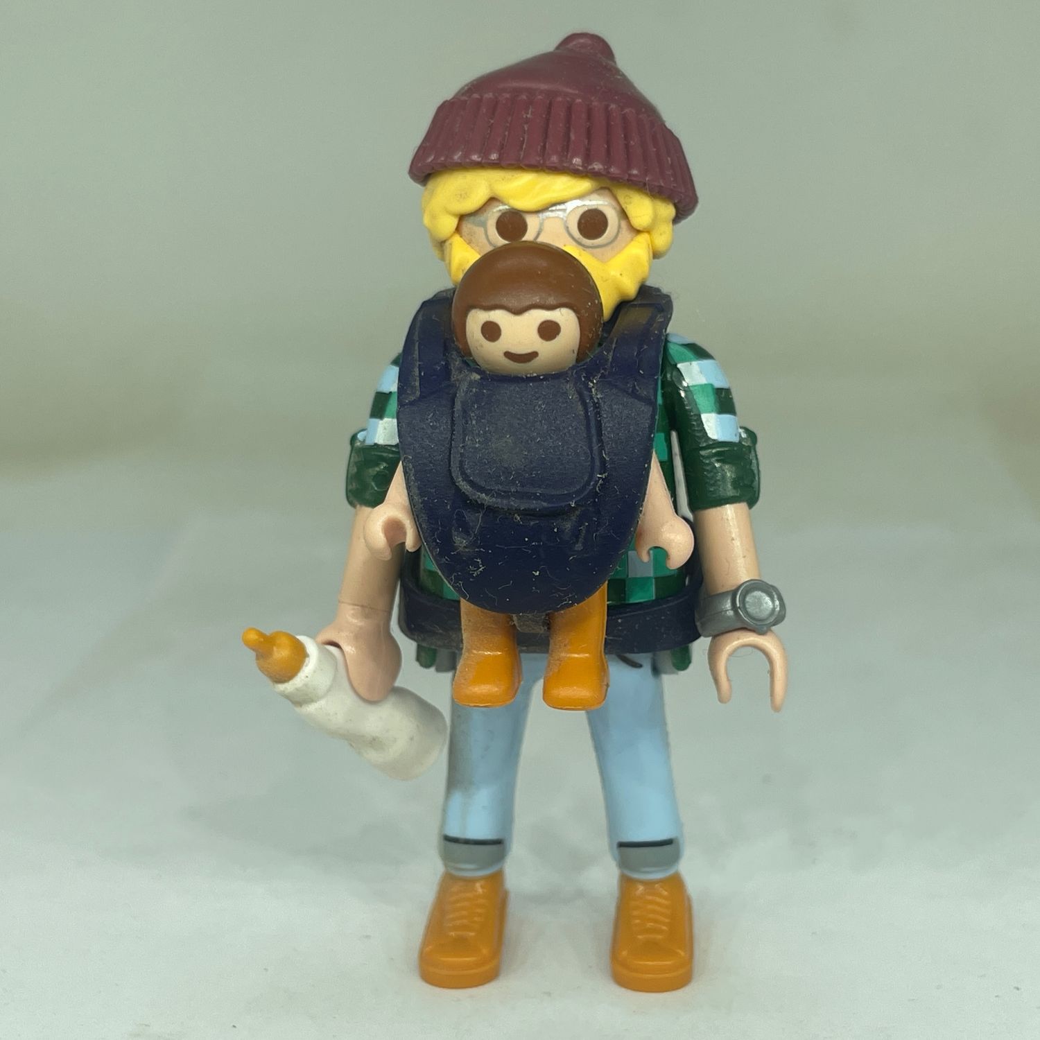 playmobil papa et porte bébé S25