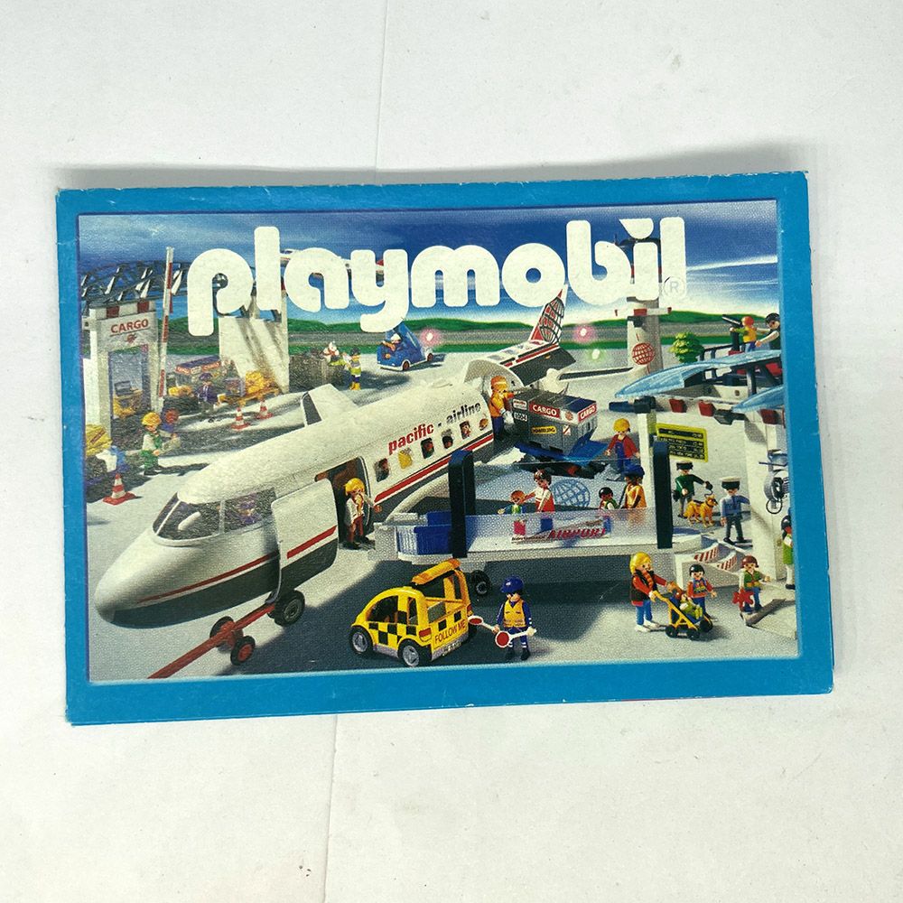Playmobil leaflet pub aéroport