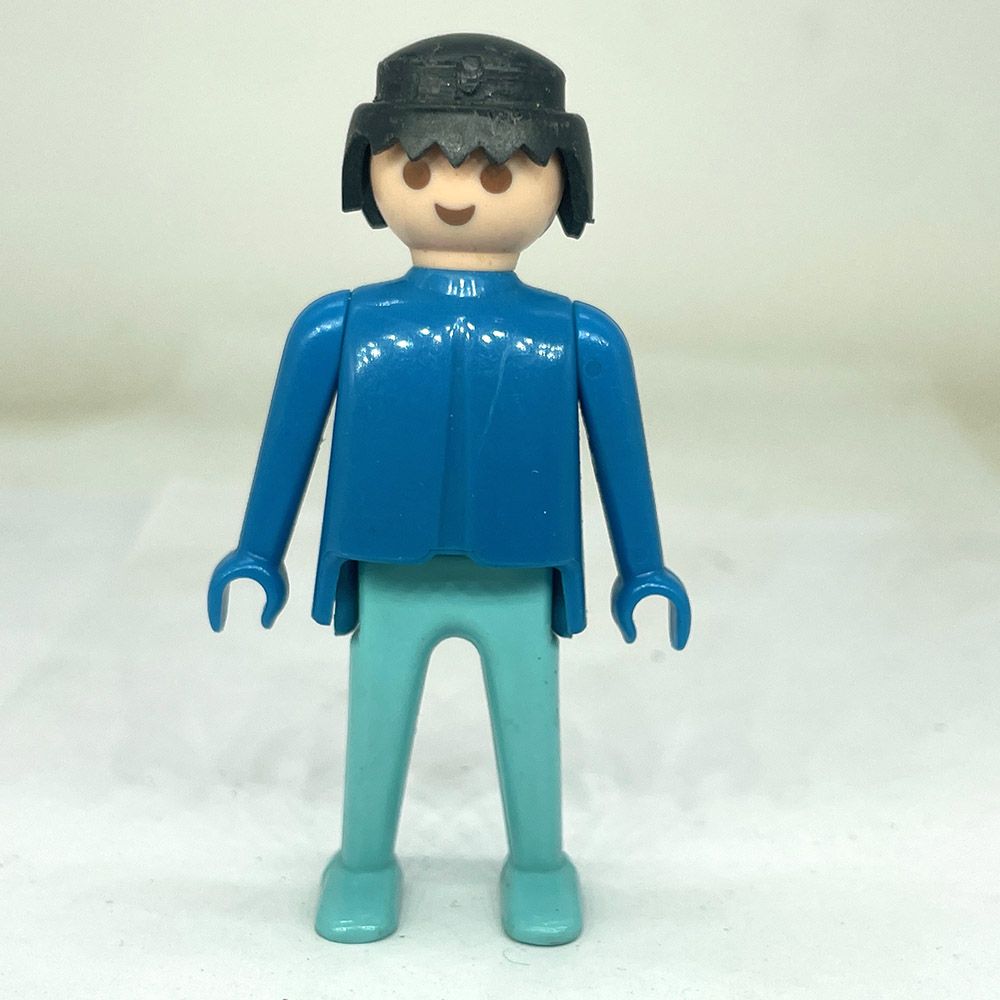 Playmobil homme vintage bleu nordiste Playmobil homme vintage bleu nordiste