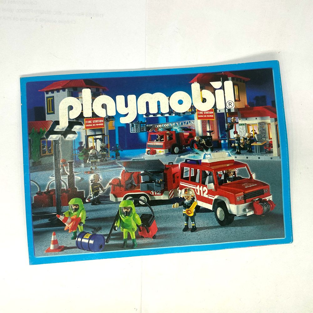 Playmobil leaflet pub caserne de pompier 2 Playmobil leaflet pub caserne de pompier 2