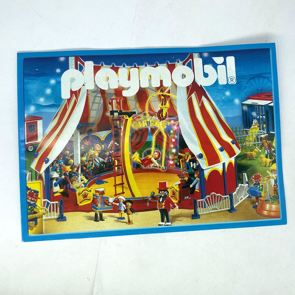 Playmobil leaflet pub chapiteau de cirque