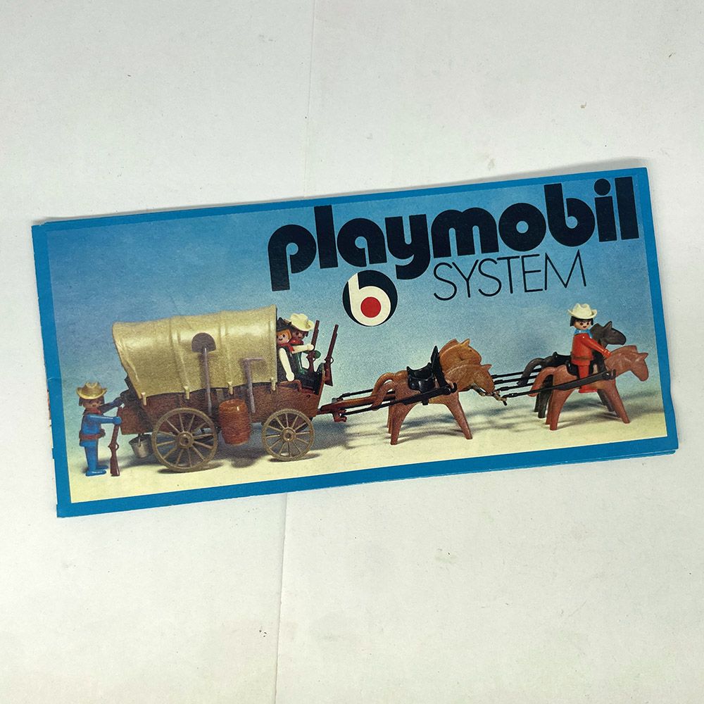 Playmobil leaflet pub chariot western Playmobil leaflet pub chariot western