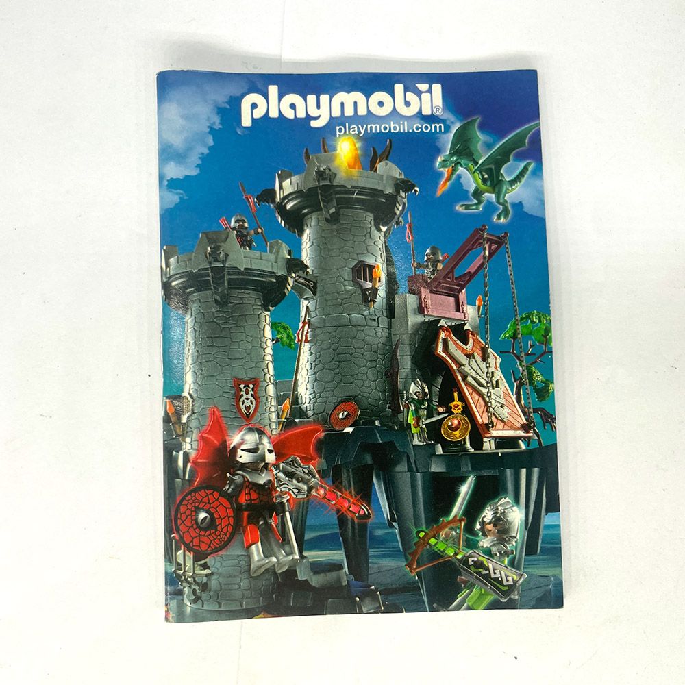 Playmobil leaflet pub château fort dragon