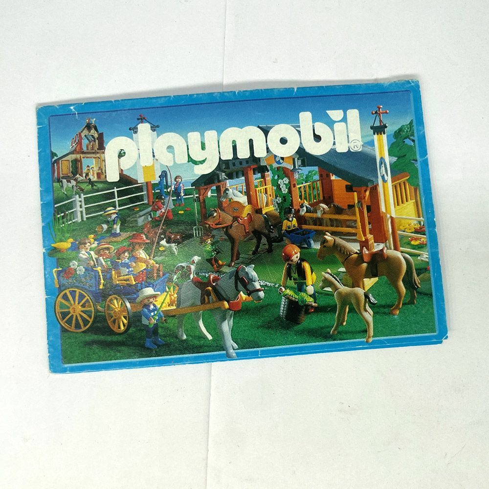 Playmobil leaflet pub écurie