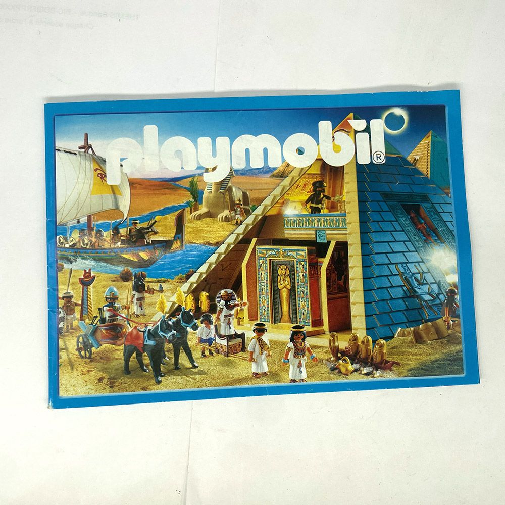 Playmobil leaflet pub pyramide égyptienne