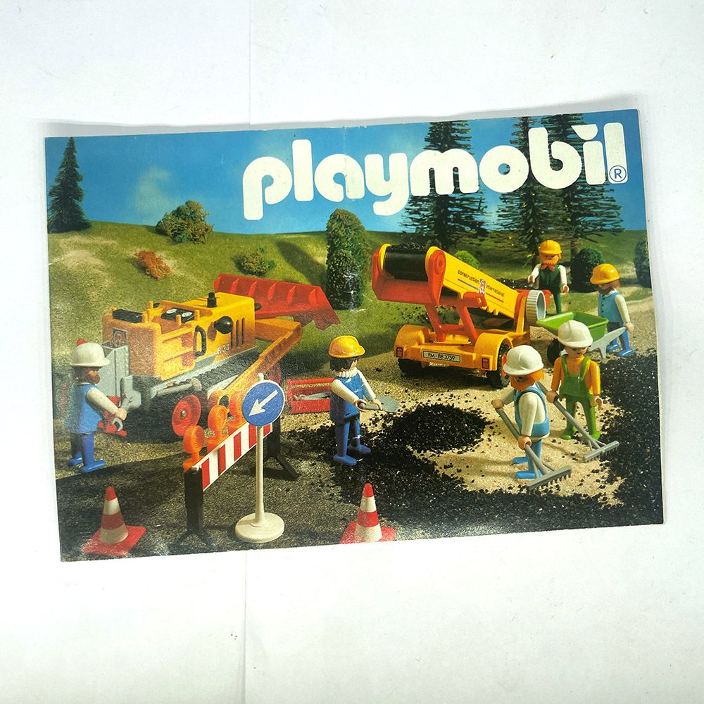 Playmobil leaflet pub travaux routier Playmobil leaflet pub travaux routier