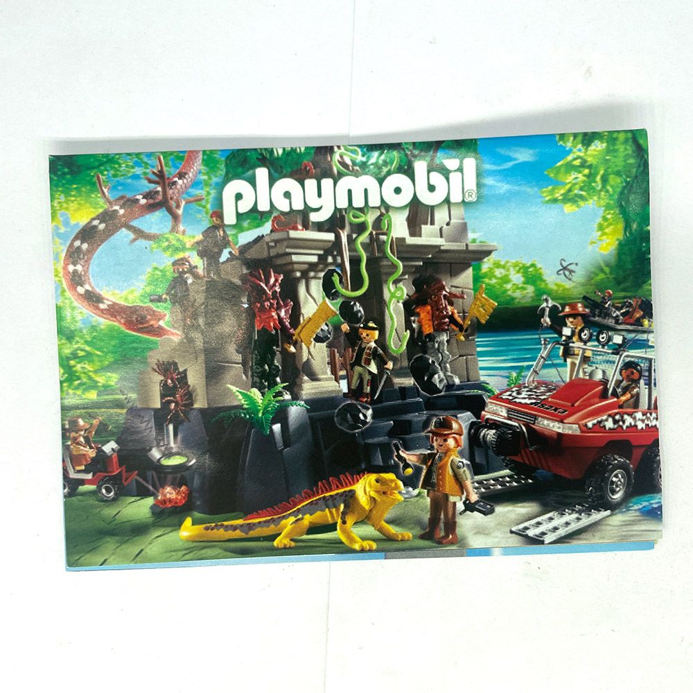 Playmobil leaflet pub temple indigène