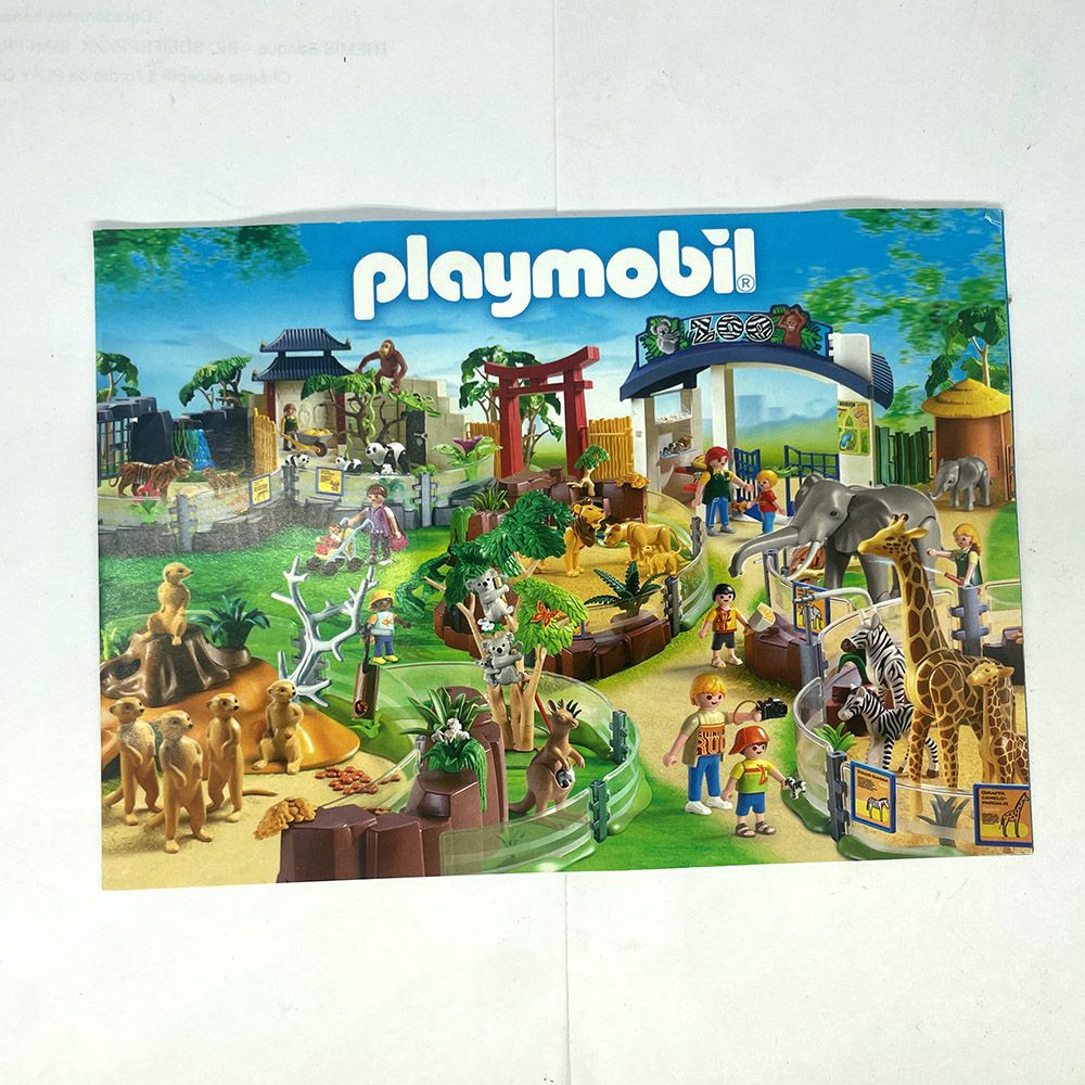 Playmobil leaflet pub parc animalier