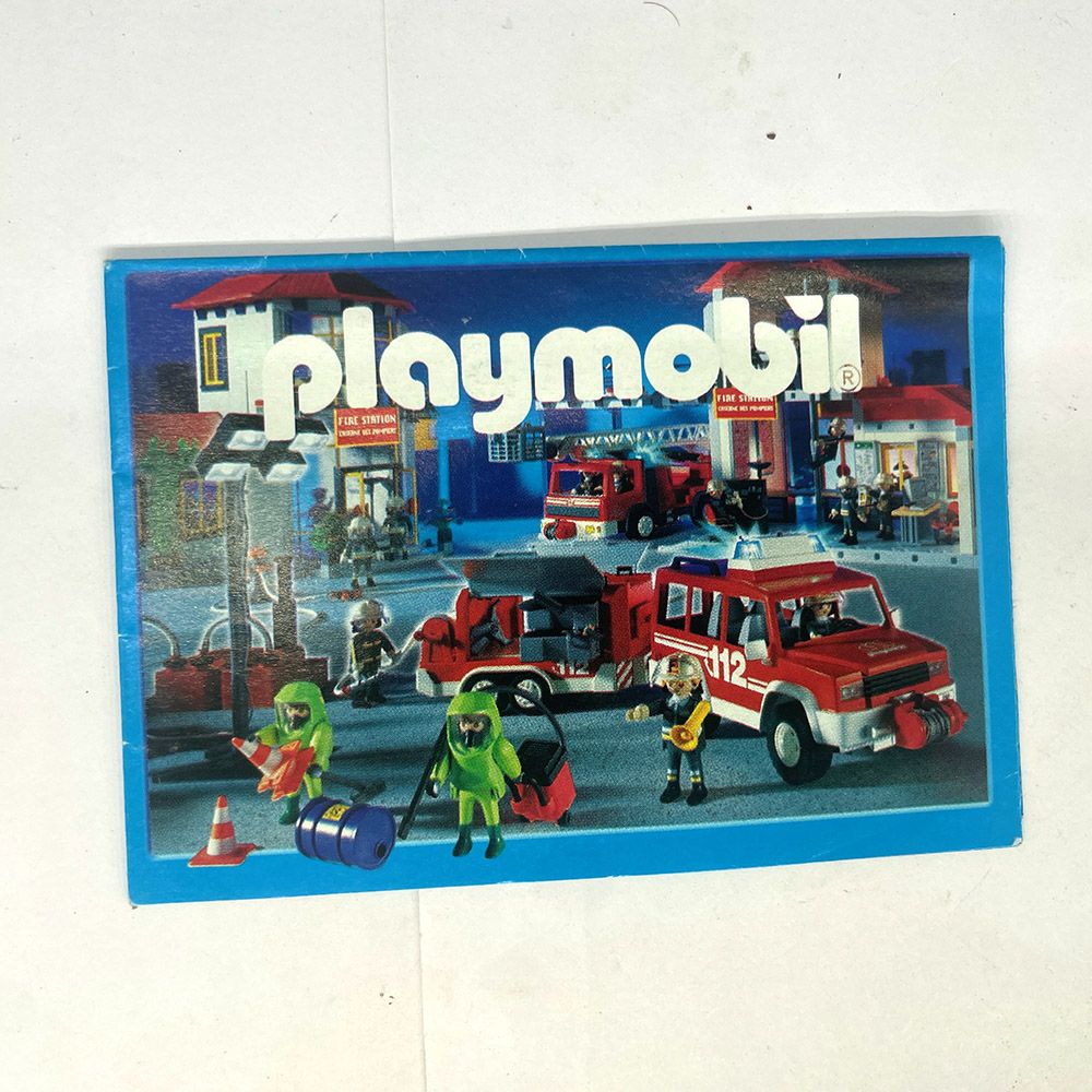 Playmobil leaflet pub pompiers