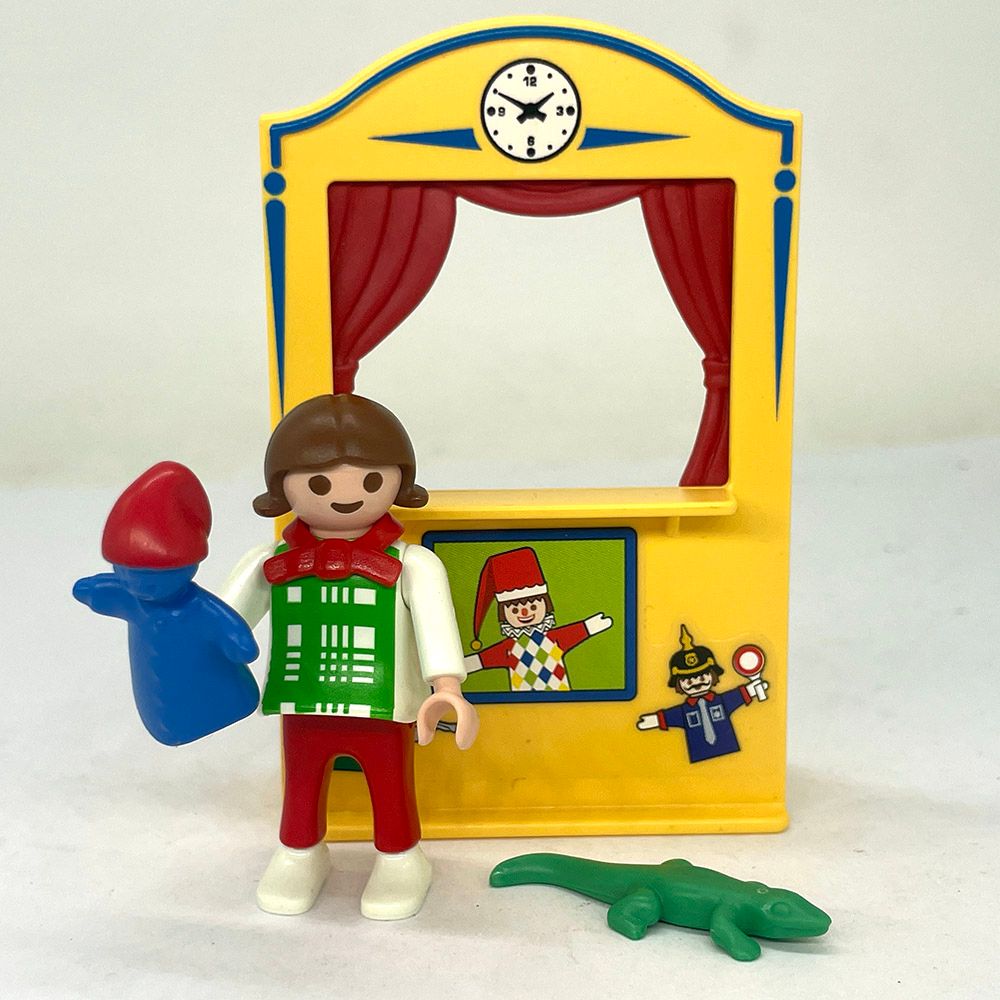 Playmobil enfant et thêatre marionnette