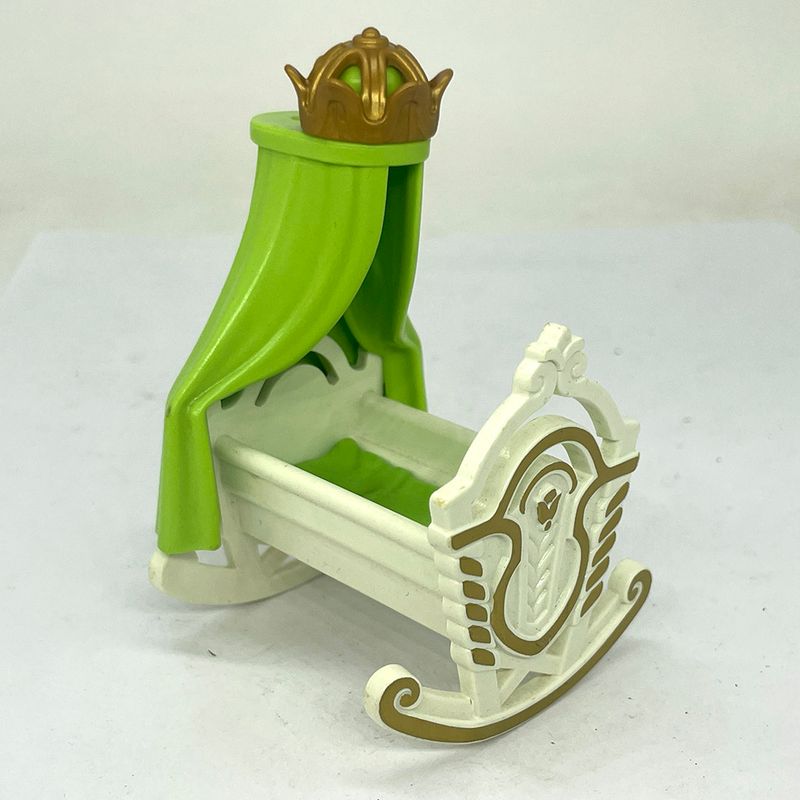 playmobil berceau blanc vert orné playmobil berceau blanc vert orné