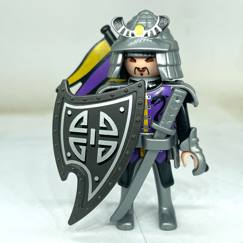 playmobil samouraï violet