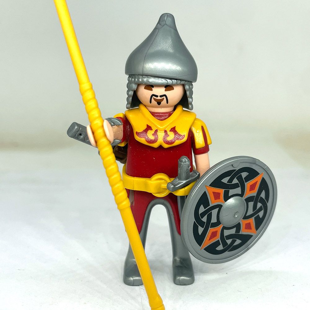 playmobil hun mongol rouge