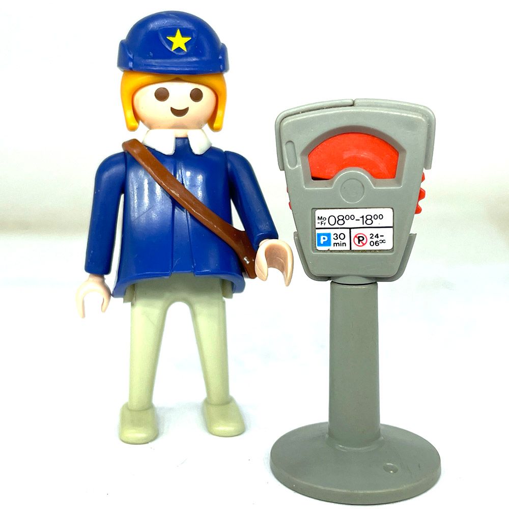 playmobil contractuelle et horodateur playmobil contractuelle et horodateur