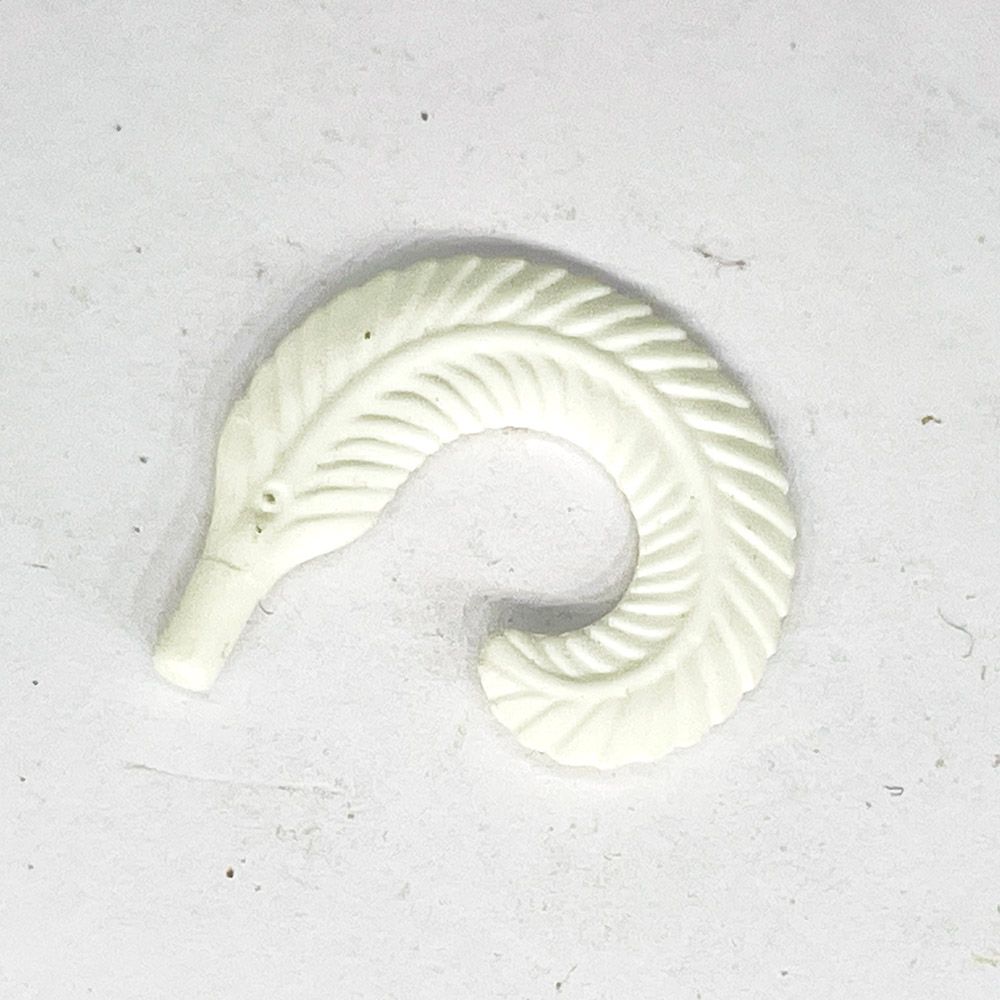 Playmobil plume  blanche courbe