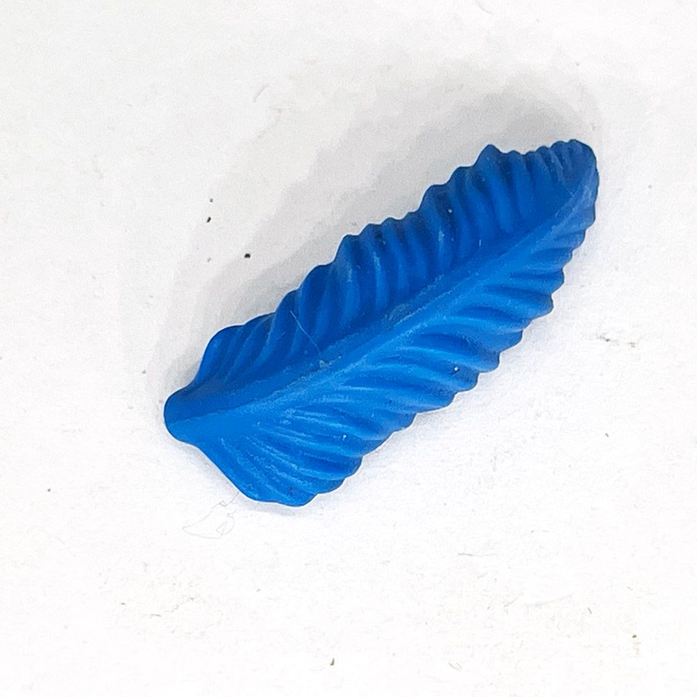 Playmobil plume allongée bleu cyan
