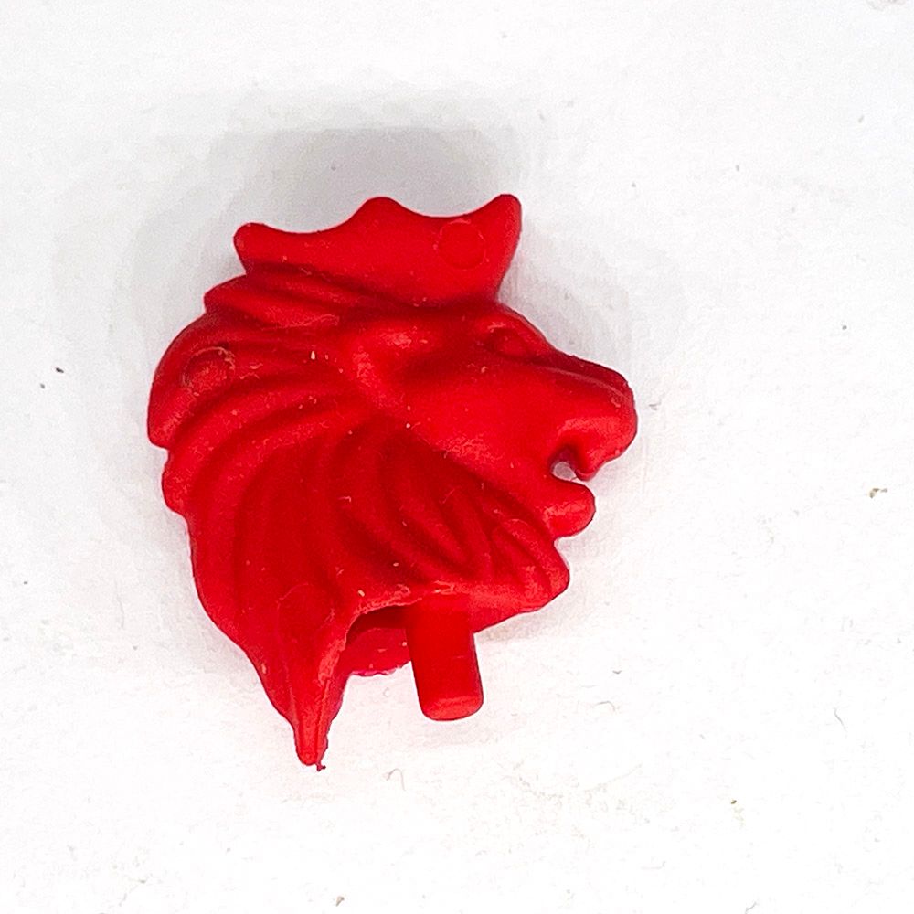 Playmobil plume tête de lion rouge 3 Playmobil plume tête de lion rouge 3