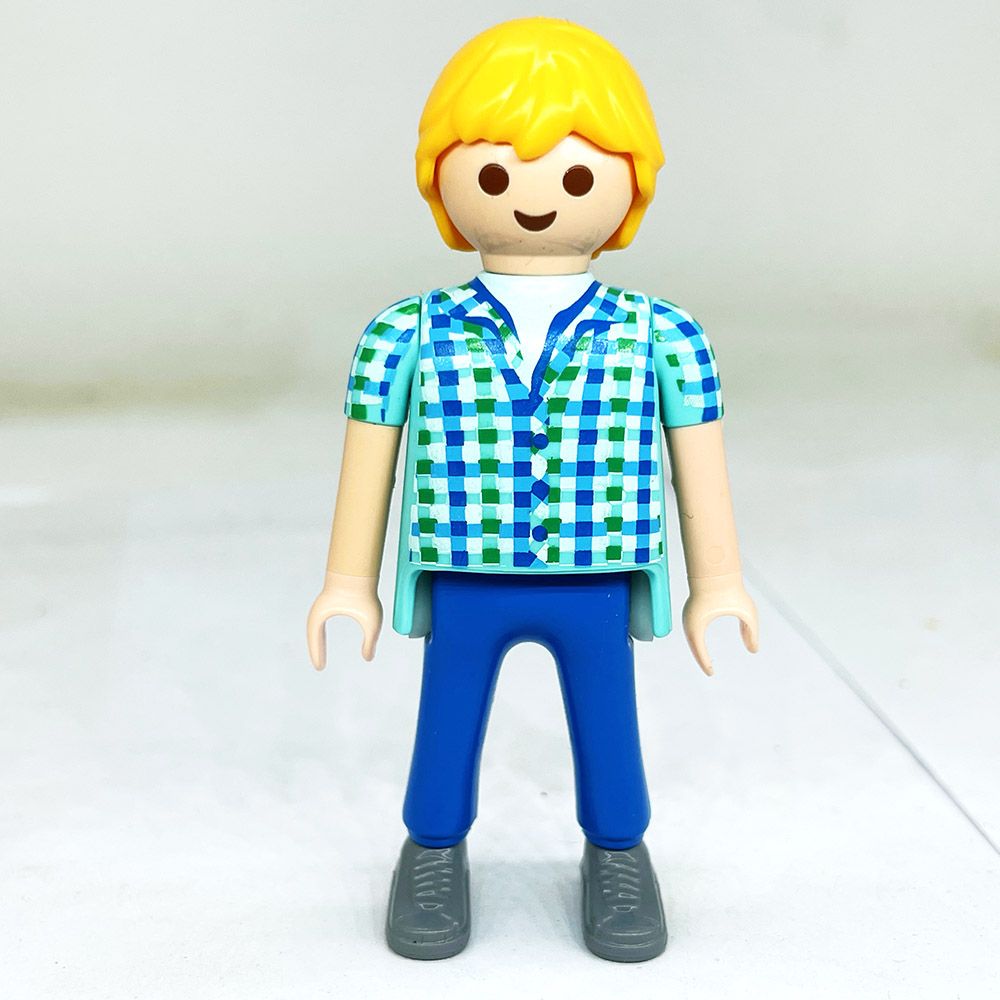 Playmobil homme city écossais bleu Playmobil homme city écossais bleu