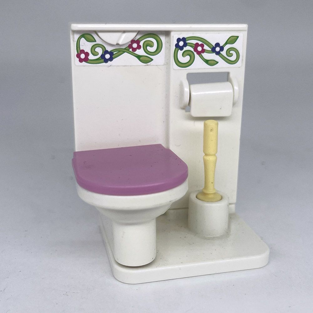 playmobil toilettes wc décoré playmobil toilettes wc décoré