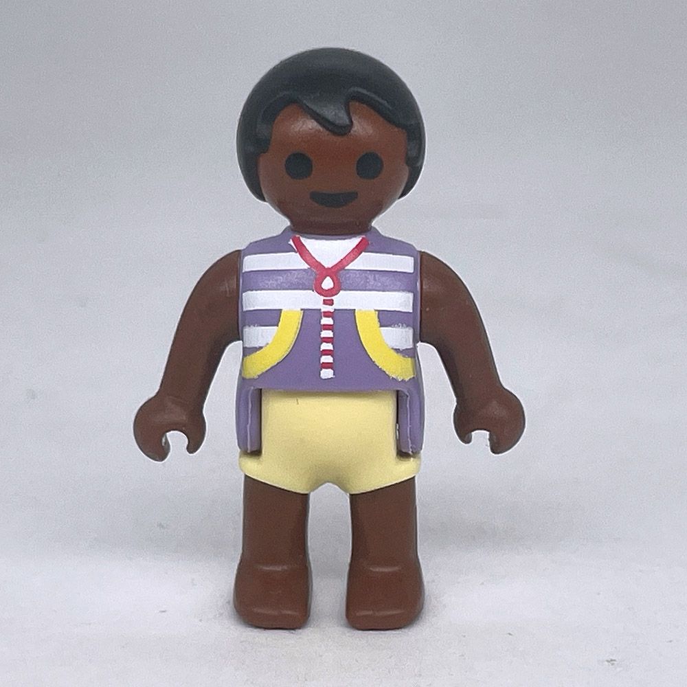 playmobil bébé black violet