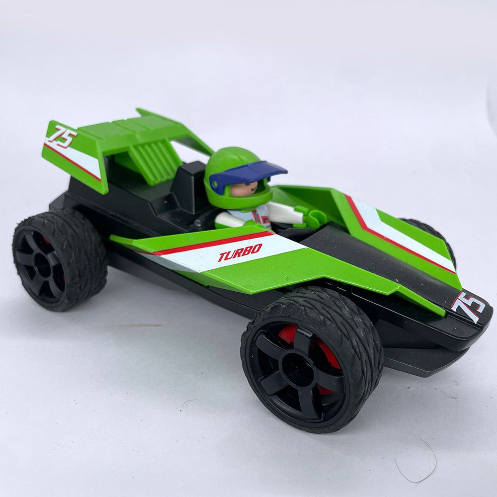 playmobil voiture de sport verte