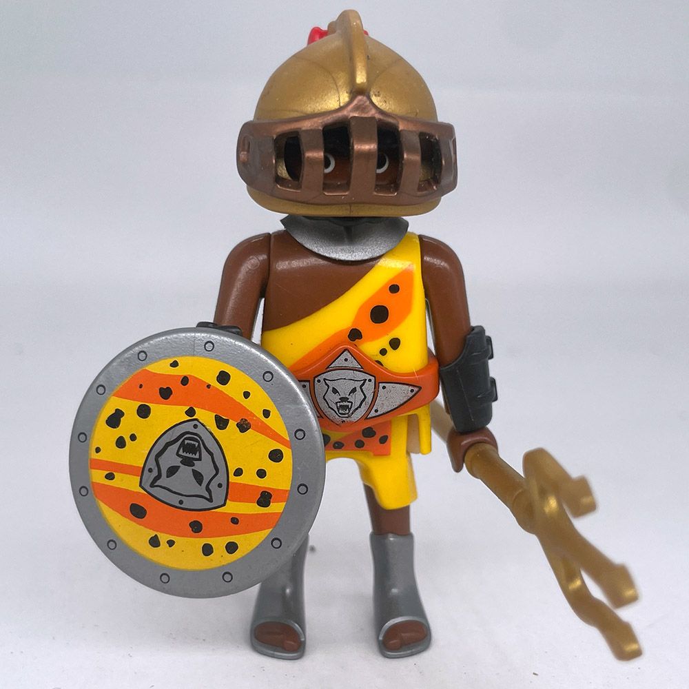 playmobil gladiateur black en jaune
