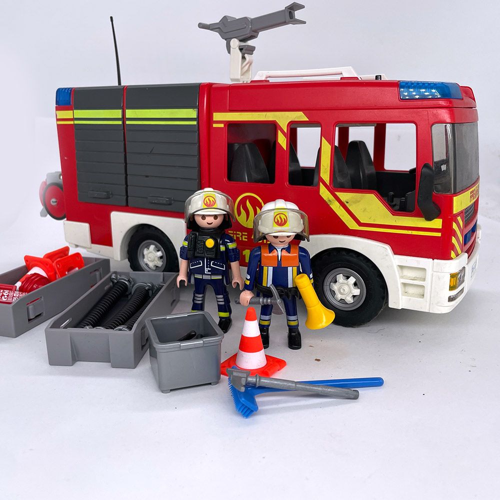 playmobil camion de pompier fourgon playmobil camion de pompier fourgon