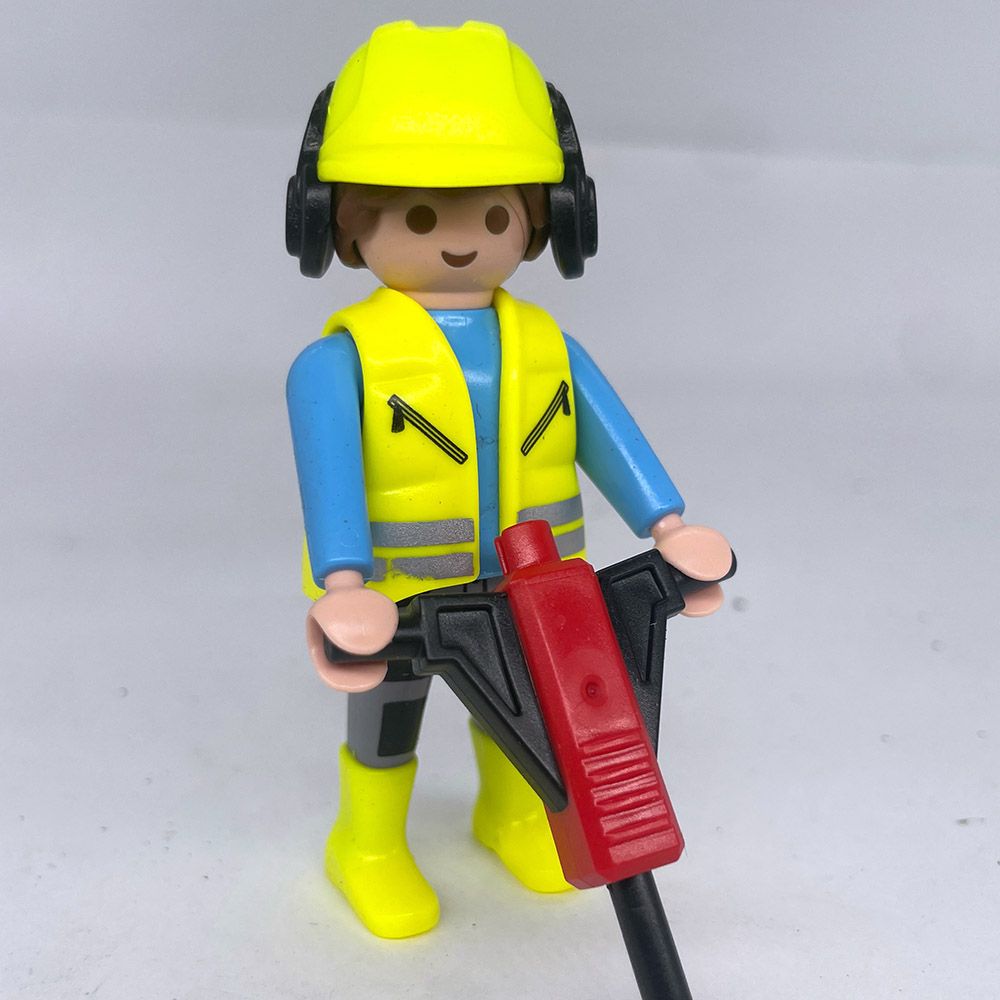 playmobil travailleur ouvrier marteau piqueur playmobil travailleur ouvrier marteau piqueur