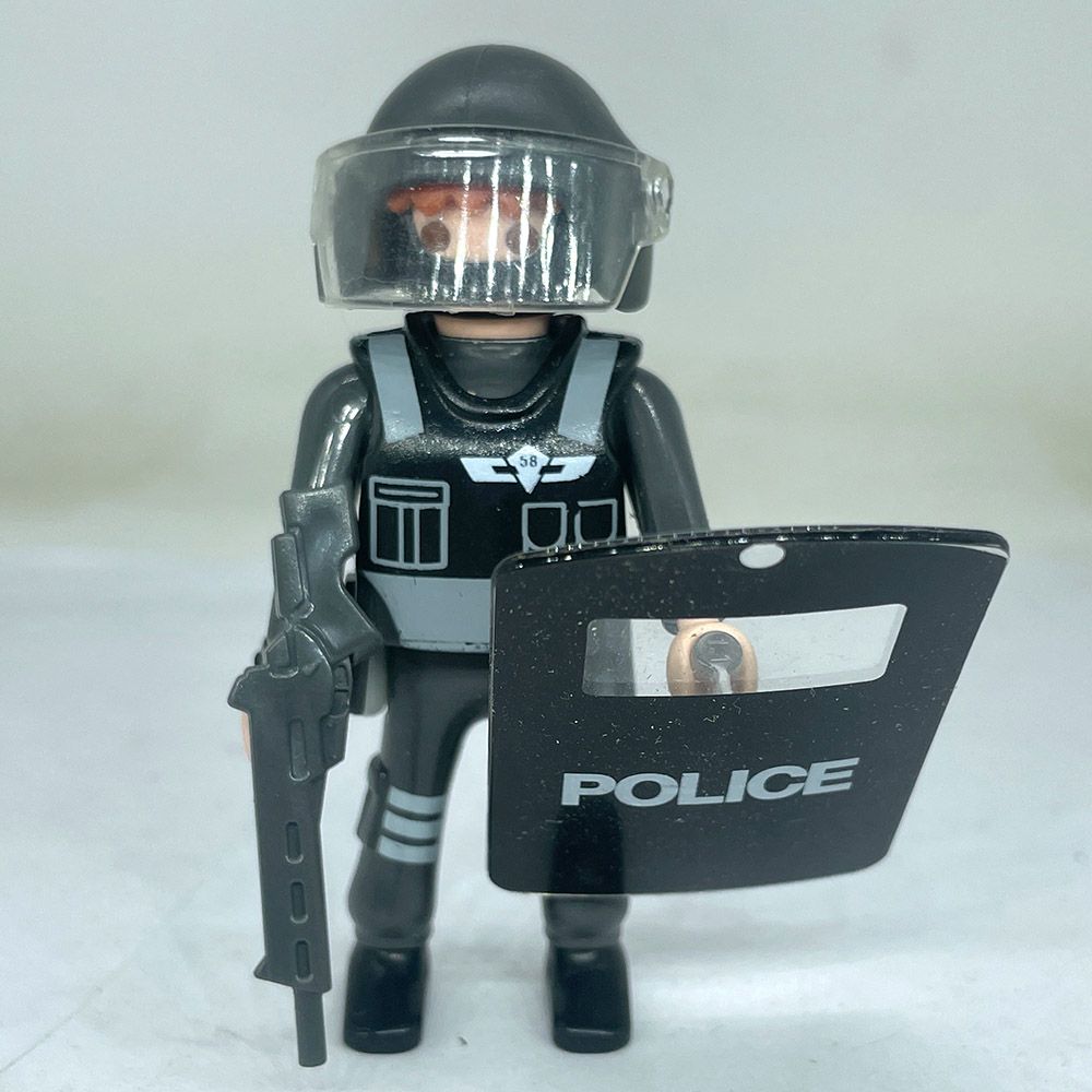 Playmobil policier swat bouclier Playmobil policier swat bouclier