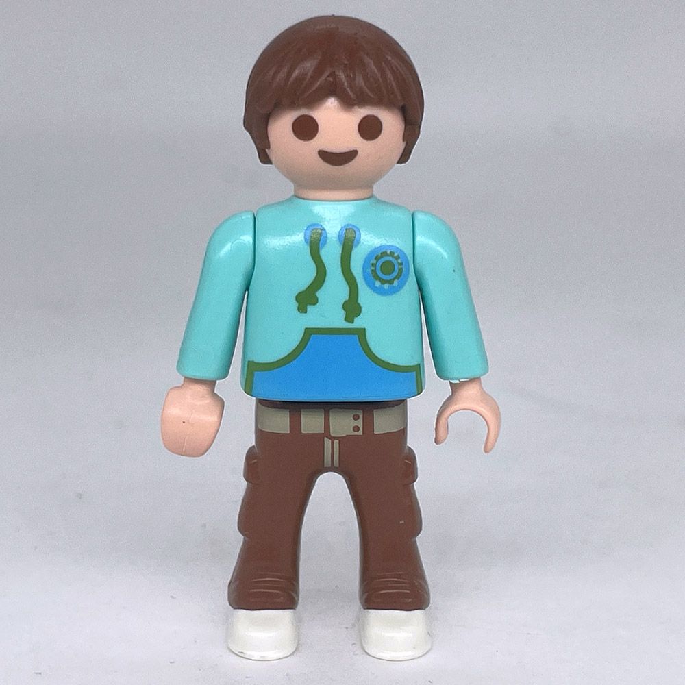 playmobil enfant ciel et marron