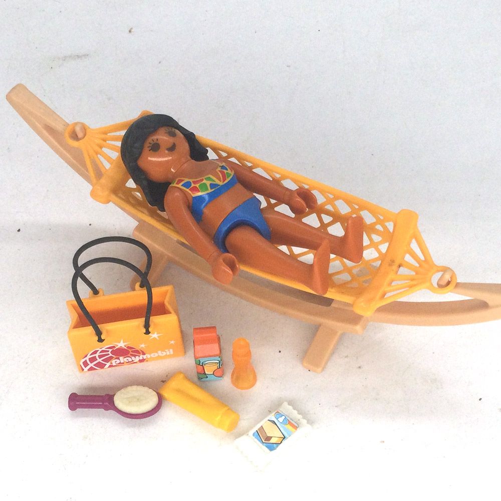 playmobil femme loisir hamac