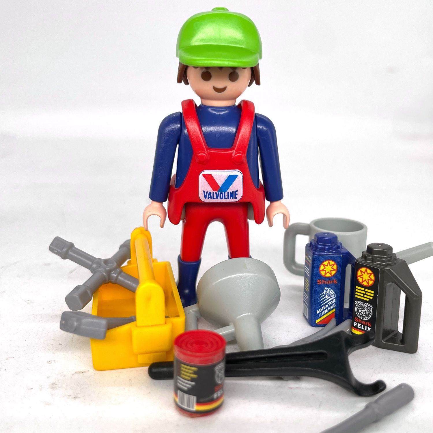 playmobil mécanicien auto moto