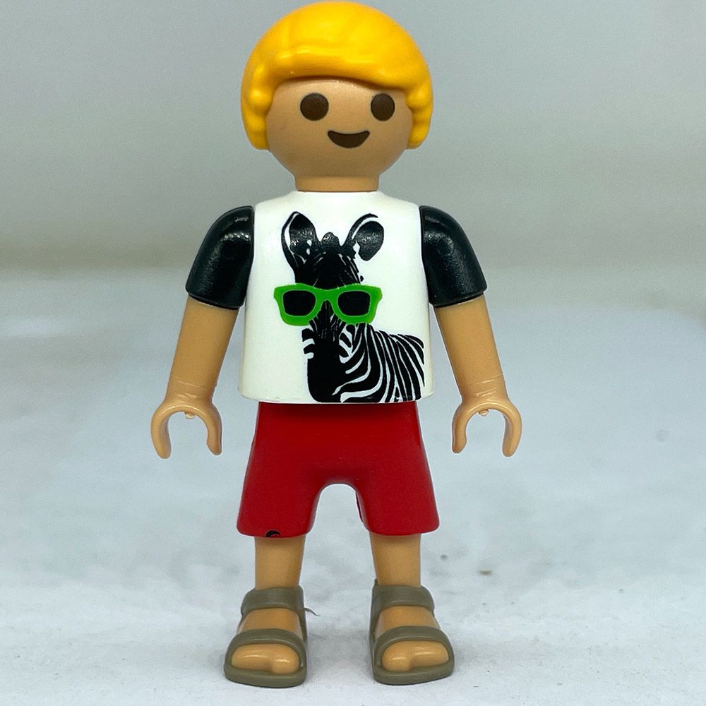 playmobil enfant Tshirt zèbre