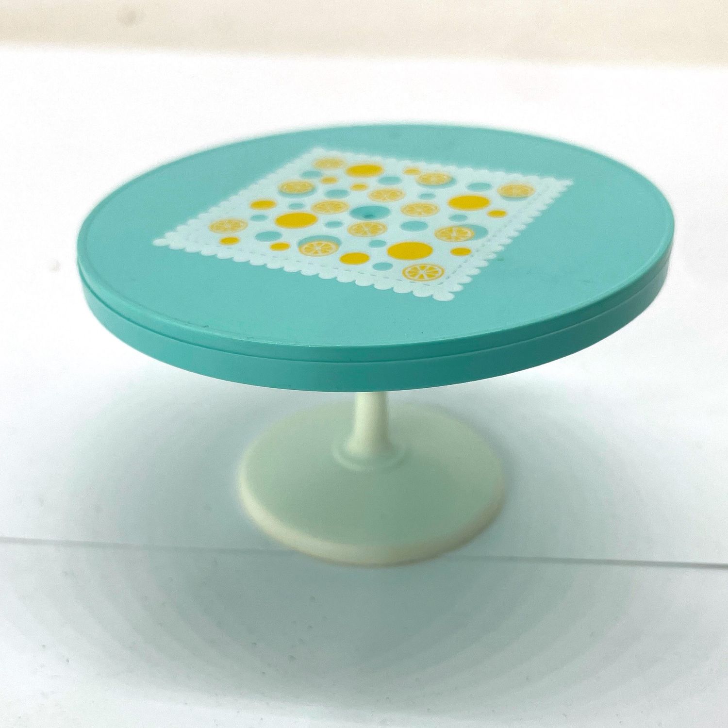 Playmobil table ronde bleu ciel Playmobil table ronde bleu ciel