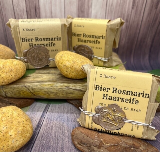 Bier Rosmarin Haarseife Bier Rosmarin Haarseife