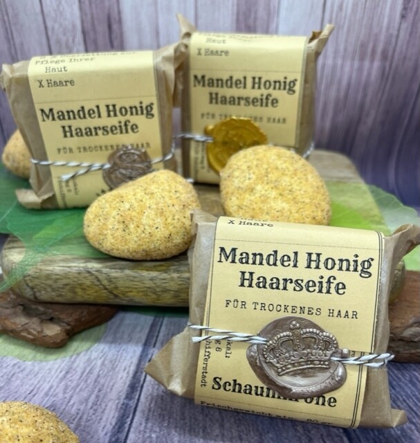 Mandel Honig Haarseife