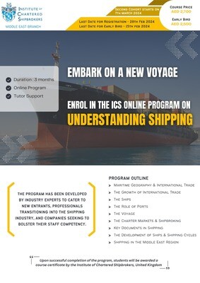 Understanding Shipping Course Cohort 2