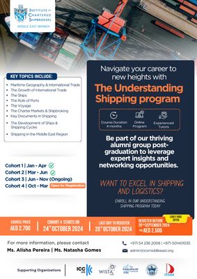 Understanding Shipping Course Cohort 4