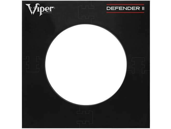 Viper Deffender II 4 PIECE SQUARE DARTBOARD SURROUND - BLACK