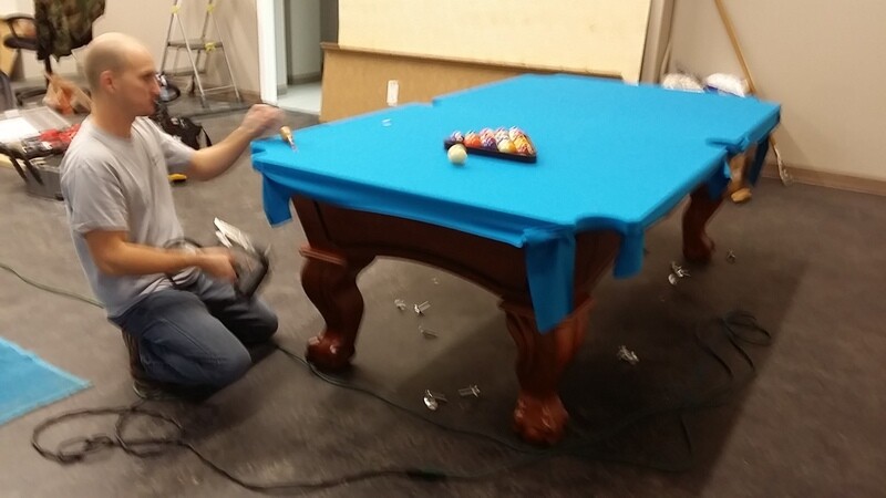 Pool Table Service Work
