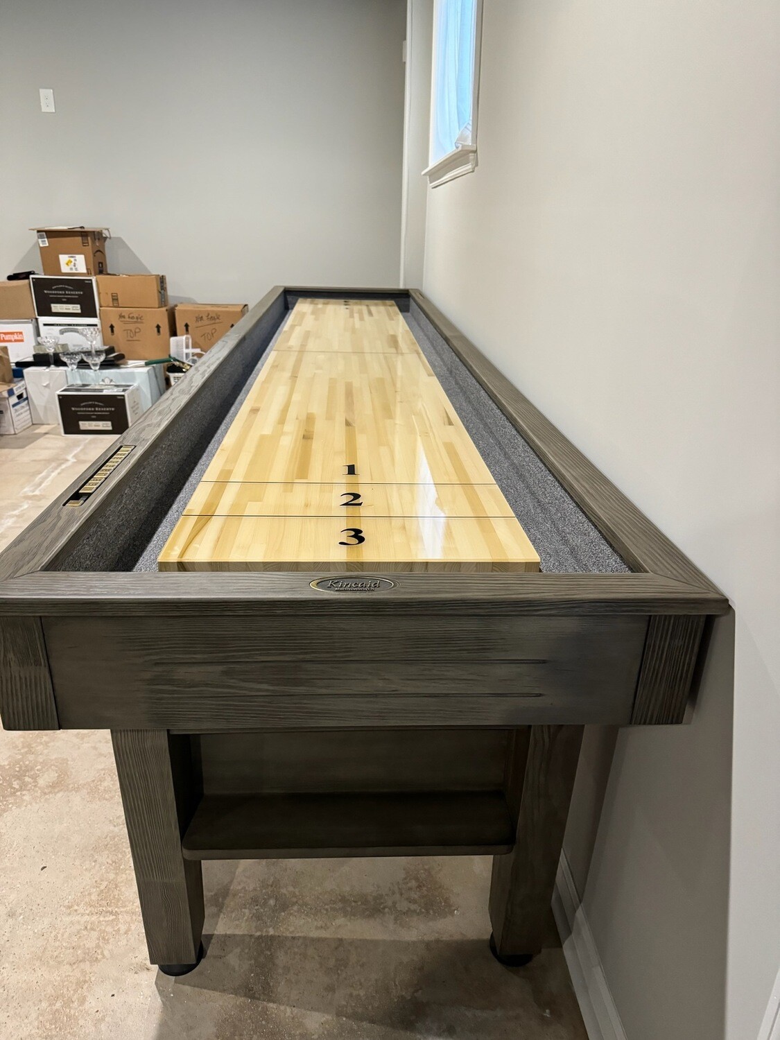 12&#39; McKnight by Kincaid ShuffleBoard Midnight FINISH